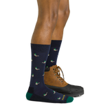 Darn Tough Men's Duck Duck Moose Crew Lightweight Socks Eclipse sole
