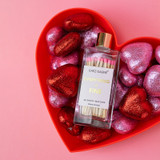 Chez Gagne Glass Bottle Matches in Everything is Fine  / Pink