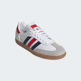 adidas Men's World Cup Samba OG Shoes White, Red and Blue sole view
