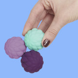 Speks Odds 3 Silicone Balls in Purple Puffs texture