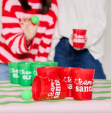 Packed Party Santa Pong Christmas Toss Game Set gameplay