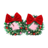 Packed Party Christmas Wreath Novelty Glasses