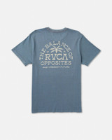 RVCA Men's Palm Serif Short Sleeve Tee Vintage Navy back