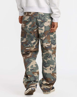 The RVCA Men's Dayshift Cargo Pants in Vintage Woodlands