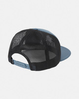 RVCA Men's Meric Foamy Trucker Hat in Vintage Navy back view