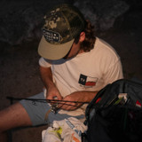 The Texas Hill Country Provisions Men's Hill Country Flag Tee in Vintage White