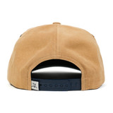 Texas Hill Country Provisions THC Flag Snapback Hat in Tan back detail