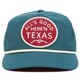 The Texas Hill Country Provisions All's Good Nylon Guadalupe Snapback Hat in Blue