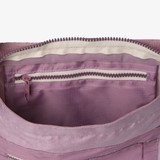 The Thread Wallets Black Mini Utility Tote Bag in Mauve