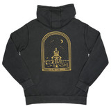 Texas Hill Country Provisions Men's Dust to Dust Campfire Hoodie in Vintage Black full view