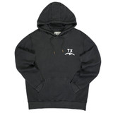 Texas Hill Country Provisions All's Good Campfire Hoodie Vintage Black front view