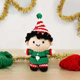 Gift Republic Festive Elf Crochet Kit packaged view