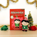 Gift Republic Festive Elf Crochet Kit contents overview