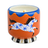 Paddywax A Dopo Horse Candle Sienna Sunset side view