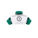 Teleties Classic Small Hair Clip in Fir Green detail view
