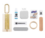 Pinch Provisions Sherpa Minimergency Keychain ivory sherpa front view