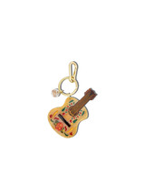 Solar Eclipse Hand Painted Guitar Brujas Key Chain