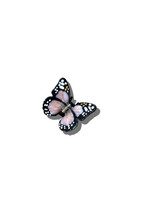 Solar Eclipse Hand Paint Mini Claw Clip Pink detail