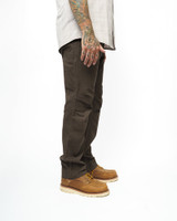Off The Grid Surplus Trailblazer Standard Fit Pants Dark Brown side view