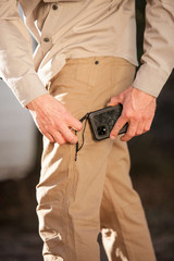 Off The Grid Surplus Trailblazer Standard Fit Pants Coyote Tan lifestyle