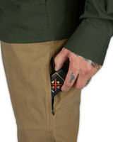 Off The Grid Surplus Trailblazer Boot Cut Pants Coyote leg opening