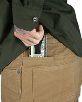 Off The Grid Surplus Trailblazer Boot Cut Pants Coyote back detail
