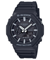 G-Shock GA2100 Analog-Digital Watch Black and Purple three-quarter angle