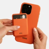 The Ridge MagSafe Cardholder in Basecamp Orange