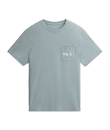 Free Fly Men's Wild Pursuits Pocket Tee Ocean Mist front view