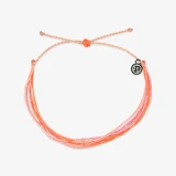 Pura Vida Original Anklet in Pink Sherbet