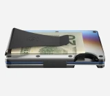 The Ridge Burnt Titanium Wallet Money Clip