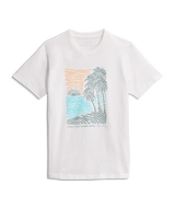 Free Fly Boys' Wish You Were Here Tee White front