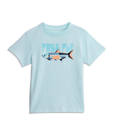 The Free Fly Toddler's Wild Pursuits Tee in Tropic sea