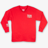 TYLER'S Christmas 2025 Longsleeve Tee Red front