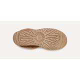 The Ugg Women's Classic Ultra Mini Maxi Curly Boots in Chestnut Brown