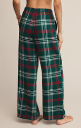 Z Supply Women's Hangout Plaid Pants  in Mistletoe