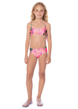 Maaji Girl's Seychelles Bikini Set in Open Pink