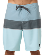 The O'Neill Men's Hyperfreak Heat Block 19 inch Boardshorts in Lead Grey