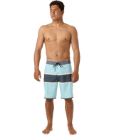 The O'Neill Men's Lennox Scallop 19 inch Boardshorts in Canal Blue