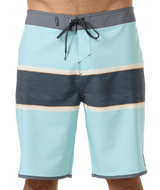 The O'Neill Men's Lennox Scallop 19 inch Boardshorts in Canal Blue