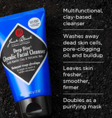 Jack Black Deep Dive Glycolic Facial Cleanser bottle close-up