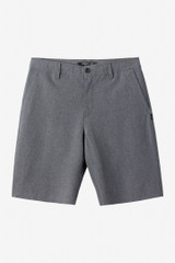 The O'Neill Men's Reserve Heather 21 inch Hybrid Shorts in Heather Grey
