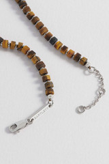 Bartlett London Gemstone Rondelle Bracelet The Bartlett London Men's Gemstone Rondelle Bracelet detail view