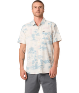 O'Neill Men's Oasis Standard Fit Shirt Cream back view