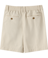 The O'Neill Boy's Reserve Light Check 16 inch Hybrid Shorts in Khaki