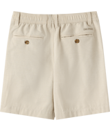 O'Neill Boy's Reserve Light Check 16" Hybrid Shorts Khaki back view