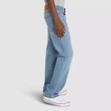 The Levi's Boys'  514 Straight Fit Performance Jeans in Light Wash