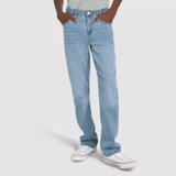 The Levi's Boys'  514 Straight Fit Performance Jeans in Light Wash