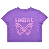 Iscream Girls' Social Butterfly Tee