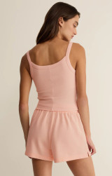 Z Supply Women's World Tour Rib Tank Top in Bellini